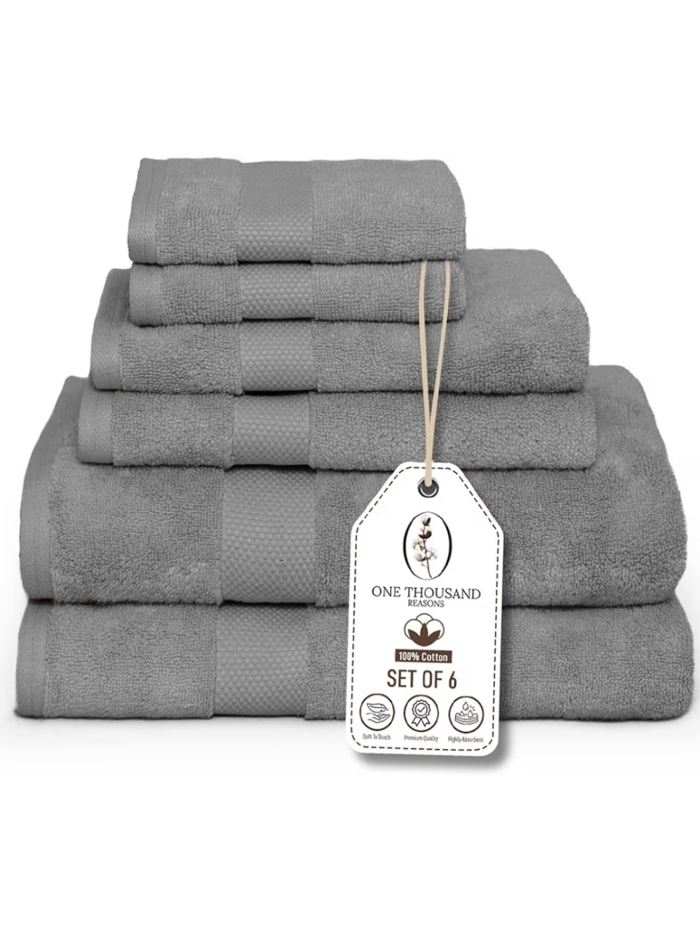 Premium 6pcs Towels Set